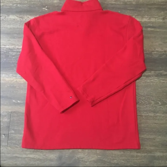 XL Men’s Tommy Hilfiger 1/4 zip fleece sweatshirt - Picture 3 of 5